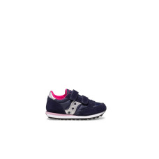 Saucony Originals Jazz Sneakers Blu con inserti a contrasto rosa