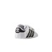 Adidas Originals SUPERSTAR CRIB Sneakers bianca in pelle con inserti neri 