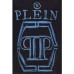 Philipp Plein T-shirt a manica corta nera in cotone con maxi logo stampato