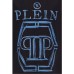 Philipp Plein T-shirt a manica corta nera in cotone con maxi logo stampato