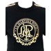 La Martina T-shirt da Uomo Nera Maxi logo a contrasto