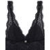 Emporio Armani Bralette in pizzo nero