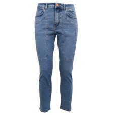 Jeckerson Jeans denim blu cinque tasche da Uomo