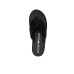 Emporio Armani Infradito Nero con zeppa e logo lettering laterale