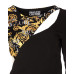 Versace Jeans Couture Abito corto da Donna a trapezio nero