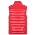 EA7 Emporio Armani gilet rosso da Uomo con logo argento