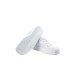 Paciotti Sneakers in pelle bianca con punta squadrata da uomo Prodotto made in Italy