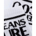 Versace Jeans Couture Calzini Bianchi in cotone con Logo Versace Jeans Couture di colore nero