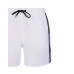 Emporio Armani Swimwear Costume boxer Bianco con banda logata laterale