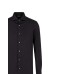 Emporio Armani Camicia nera REGULAR FIT con logo Aquila All Over
