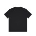 Paciotti T-shirt nera a manica corta con maxi logo lettering 