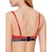 Emporio Armani Reggiseno push-up rosso realizzato in cotone stretch