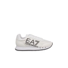 EA7 Emporio Armani Sneakers Bianca con logo da Bambino 