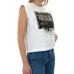 Versace Jeans Couture T-shirt Bianca da Donna con logo