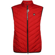 EA7 Emporio Armani Gilet Rosso da Uomo con logo 