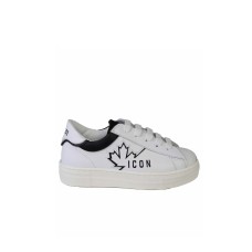 Dsquared2 Sneakers in pelle bianca 