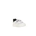 Moschino Sneakers bianca in pelle con Patch Moschino Teddy Bear