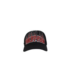 Philipp Plein Cappello Nero da Uomo con logo lettering ricamato rosso Limited Edition