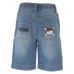 Moschino Pantaloncino in jeans Denim Blu con Patch Teddy Bear