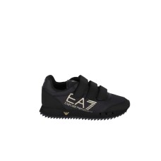 EA7 Emporio Armani Sneakers Nera con logo da Bambino 