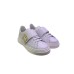 Dsquared2 Sneakers in pelle bianca con linguetta con logo lettering