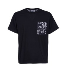 Versace Jeans Couture T-shirt Nera da Uomo