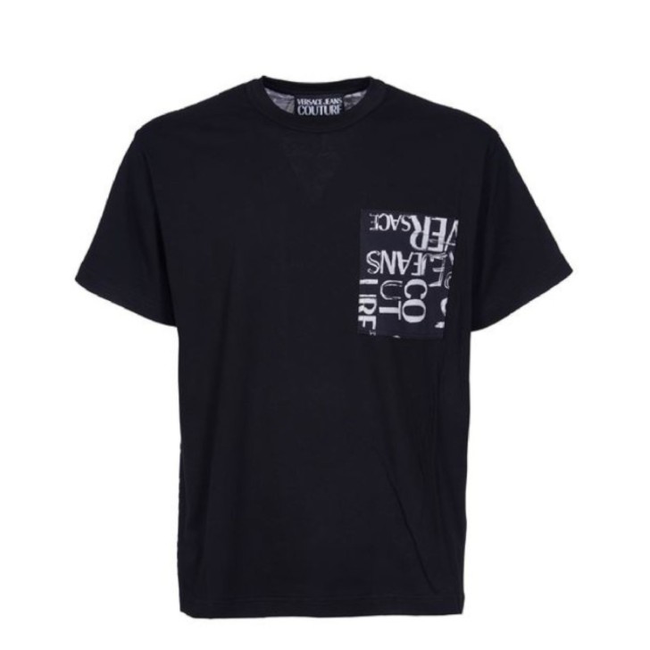 Versace Jeans Couture T-shirt Nera da Uomo