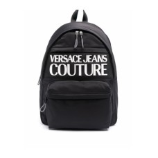 Versace Jeans Couture Zaino da Uomo Nero con logo 
