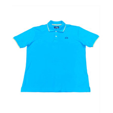 La Martina Polo da Uomo Azzurra Logo ricamato a contrasto 