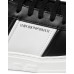 Emporio Armani Sneakers da Uomo in Pelle Nera