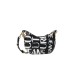 Versace Jeans Couture Borsa a Mano da Donna Nera con Logo Couture all over, Logo Versace Jeans Couture 