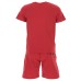 Dsquared2 Tuta completa in cotone rossa