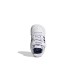 Adidas Originals FORUM LOW CRIB Sneakers bianca in pelle con inserti blu