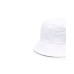 VERSACE JEANS COUTURE CAPPELLO IN COTONE WHITE UNISEX CON LOGO LETTERING RICAMATO BLACK 
