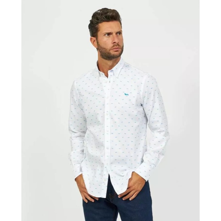 Harmont & Blaine Camicia Uomo Monotessuto Bianco