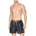 Emporio Armani Swimwear boxer mare Nero con logo EMPORIO ARMANI lucido All Over