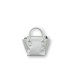 Plein Sport Borsa a mano small bianca con tracolla regolabile estraibile