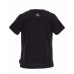 Philipp Plein T-shirt a manica corta nera in cotone con maxi logo stampato