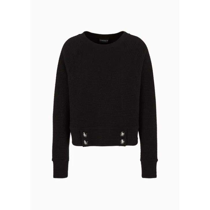 EMPORIO ARMANI SWEATSHIRT NERO