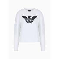 EMPORIO ARMANI SWEATSHIRT BIANCO AQUILA