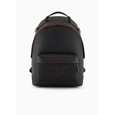 EMPORIO ARMANI BACKPACK BLACK/ORANGE DETAIL