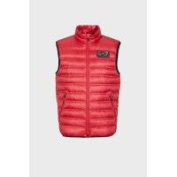 EA7 EMPORIO ARMANI GILET ROSSO DA UOMO