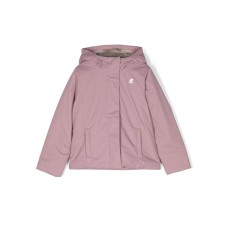 K-Way giubbotto rosa con cappuccio 