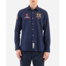 LA MARTINA MAN SHIRT L/S OXFORD Navy                