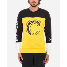 LA MARTINA MAN CREW NECK FELEECE FLEECE Fresia/Black        