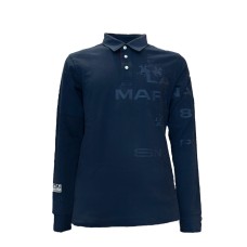 LA MARTINA MAN POLO L/S HEAVY JERSEY Navy                