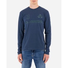 LA MARTINA MAN T-SHIRT L/S JERSEY Navy                