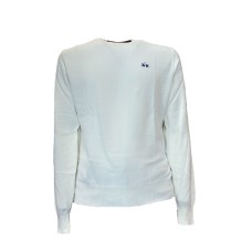 LA MARTINA MAN SWEATER COTTON WOOL BLEND Off White           