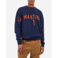 LA MARTINA MAN SWEATER CREW NECK MERINO W Navy                