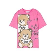 MOSCHINO MAXI T-SHIRT CON STAMPA TEDDY BEAR